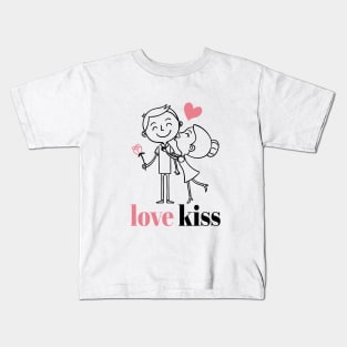 love kiss Kids T-Shirt